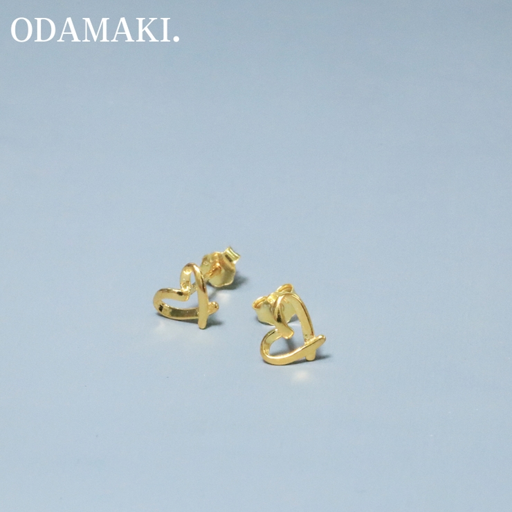 ピアス 金属アレルギー対応 つけっぱなし ハート シンプル 18k シルバー | Noelmarket | 詳細画像8 