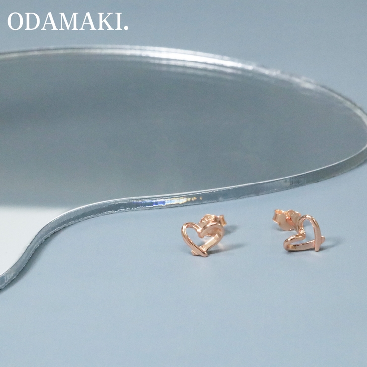ピアス 金属アレルギー対応 つけっぱなし ハート シンプル 18k シルバー | Noelmarket | 詳細画像11 