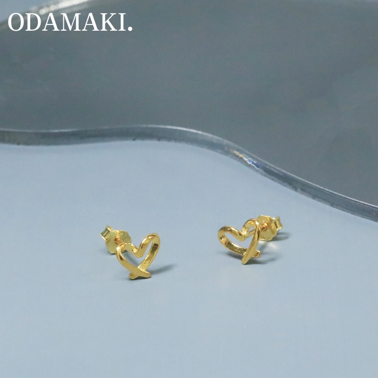 ピアス 金属アレルギー対応 つけっぱなし ハート シンプル 18k