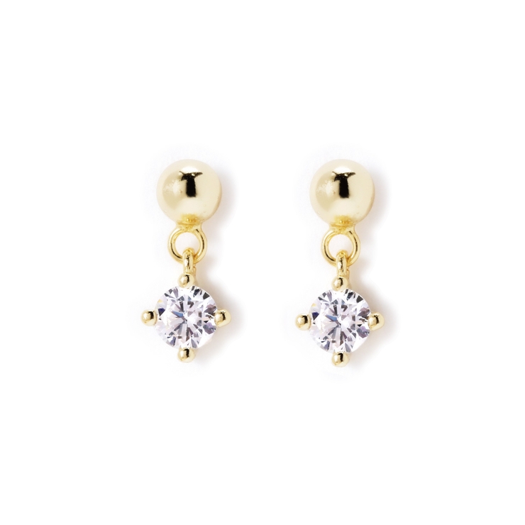 ゴールド | ピアス 金属アレルギー対応 つけっぱなし 小ぶり シンプル 18k シルバー  | Noelmarket