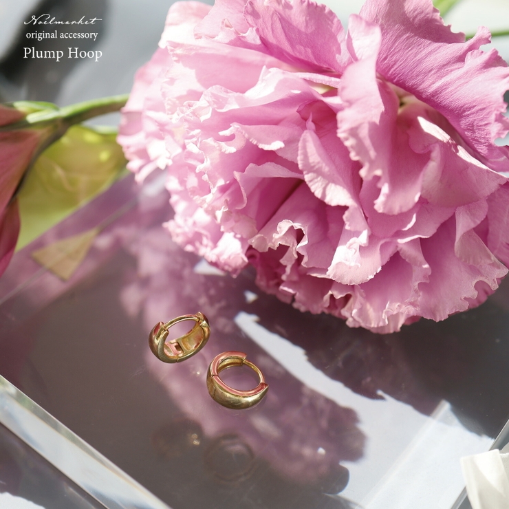 ピアス 金属アレルギー対応 つけっぱなし フープ 小さめ 18k シルバー