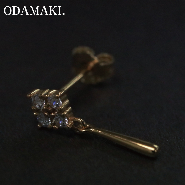 ピアス 金属アレルギー対応 つけっぱなし ダイヤ シンプル 18k 小さめ | Noelmarket | 詳細画像11 