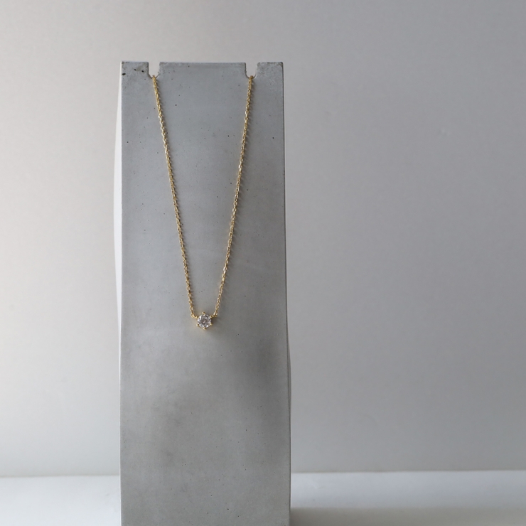 一粒ネックレス ネックレス 金属アレルギー対応 レディース シルバー ダイヤ | Noelmarket | 詳細画像10 