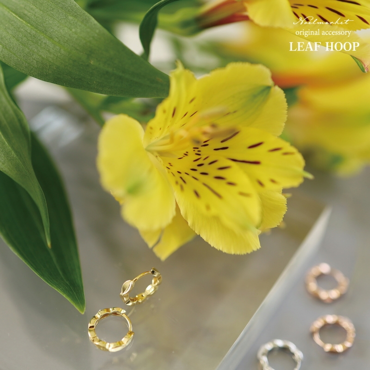ピアス 金属アレルギー対応 つけっぱなし フープ シンプル 18k シルバー | Noelmarket | 詳細画像6 
