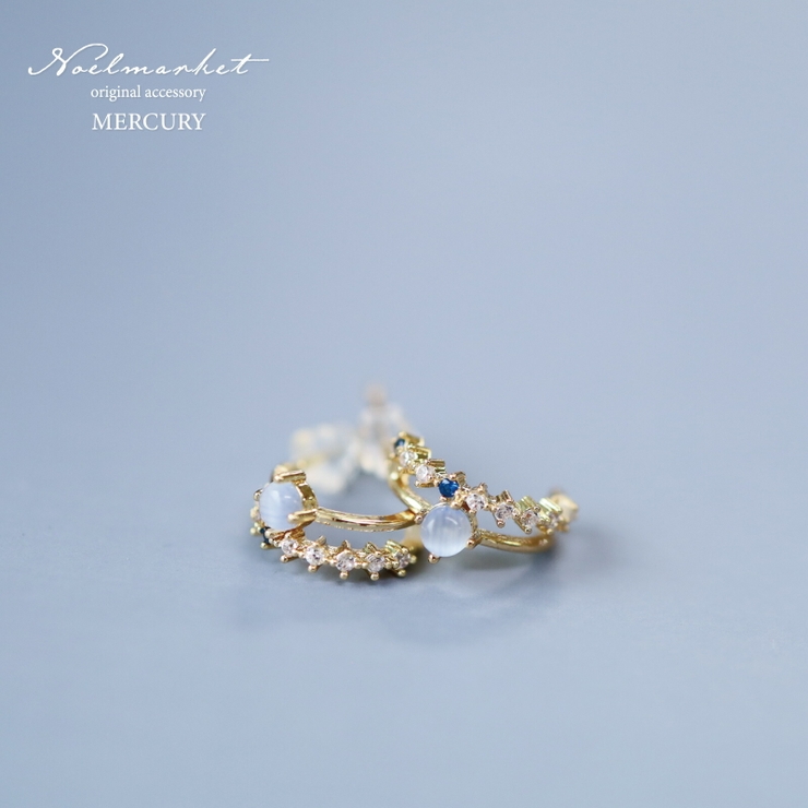 ピアス 金属アレルギー対応 つけっぱなし 小ぶり シンプル 18k シルバー | Noelmarket | 詳細画像2 