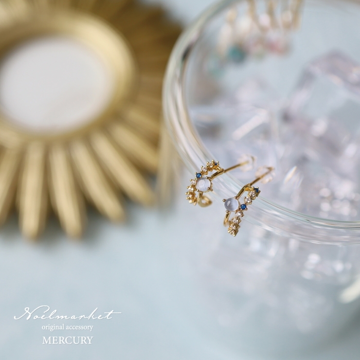 ピアス 金属アレルギー対応 つけっぱなし 小ぶり シンプル 18k シルバー | Noelmarket | 詳細画像7 