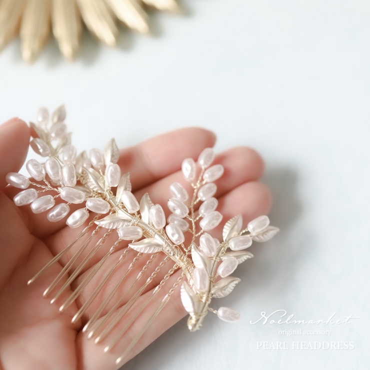 子供 ヘアアクセサリー パール クリップ ヘッドドレス フォーマル 髪