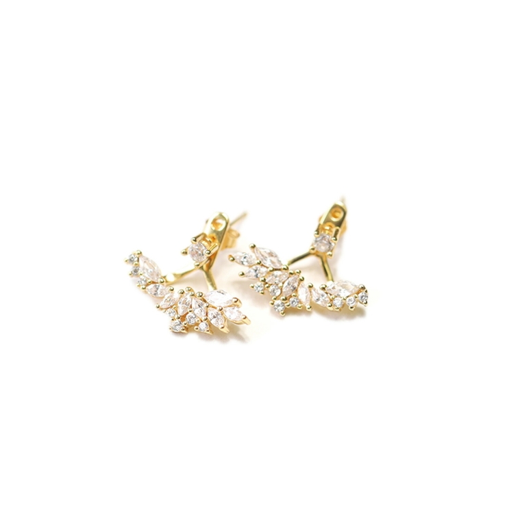 ゴールド | ピアス 金属アレルギー対応 つけっぱなし ダイヤ シンプル 18k 小さめ | Noelmarket