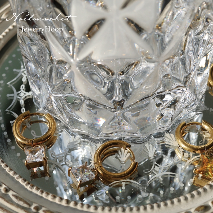 ピアス 金属アレルギー対応 つけっぱなし フープ 18k シルバー ステンレス | Noelmarket | 詳細画像3 