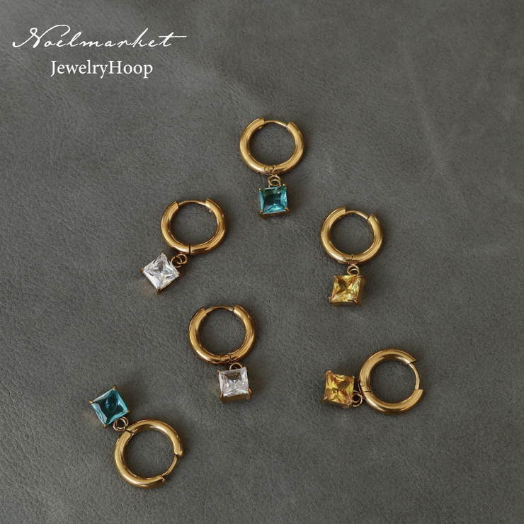 ピアス 金属アレルギー対応 つけっぱなし フープ 18k シルバー ステンレス | Noelmarket | 詳細画像4 