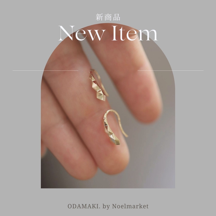ピアス 金属アレルギー対応 つけっぱなし 小ぶり ドロップ 18k シルバー | Noelmarket | 詳細画像2 