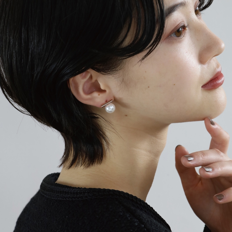 パール ピアス 18金[品番：TENW0000293]｜Noelmarket（ノエル