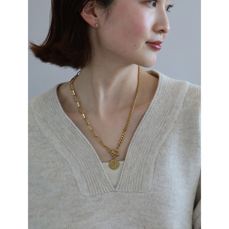 ネックレス コインネックレス 金属アレルギー対応 つけっぱなし ステンレス | Noelmarket | 詳細画像7 