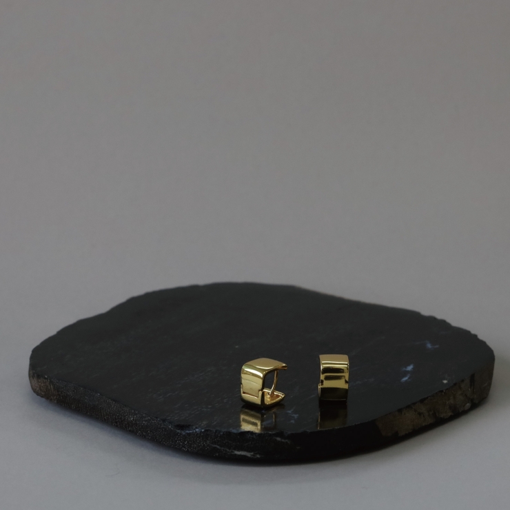 ピアス 金属アレルギー対応 つけっぱなし シンプル 18k 小さめ キューブ | Noelmarket | 詳細画像15 