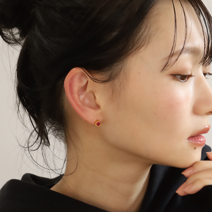 ピアス ハート ダイヤ[品番：TENW0000327]｜Noelmarket（ノエル