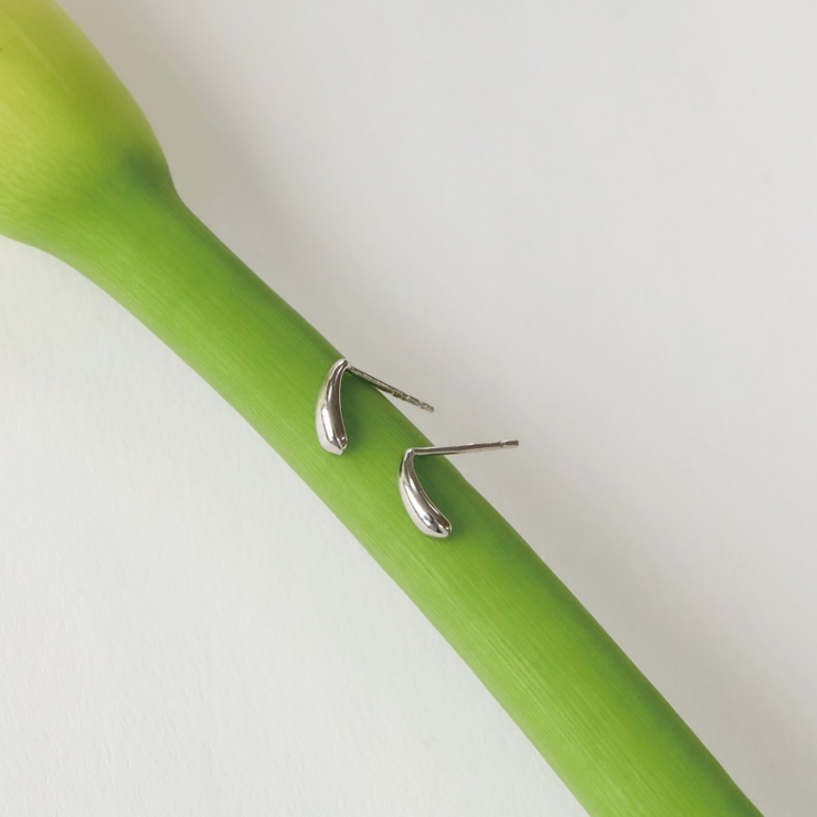 ピアス シルバー925 金属アレルギー対応 ビーンズ | Noelmarket | 詳細画像15 