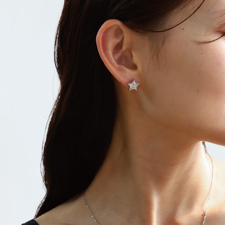 ピアス シルバー925 金属アレルギー対応 星 | Noelmarket | 詳細画像12 