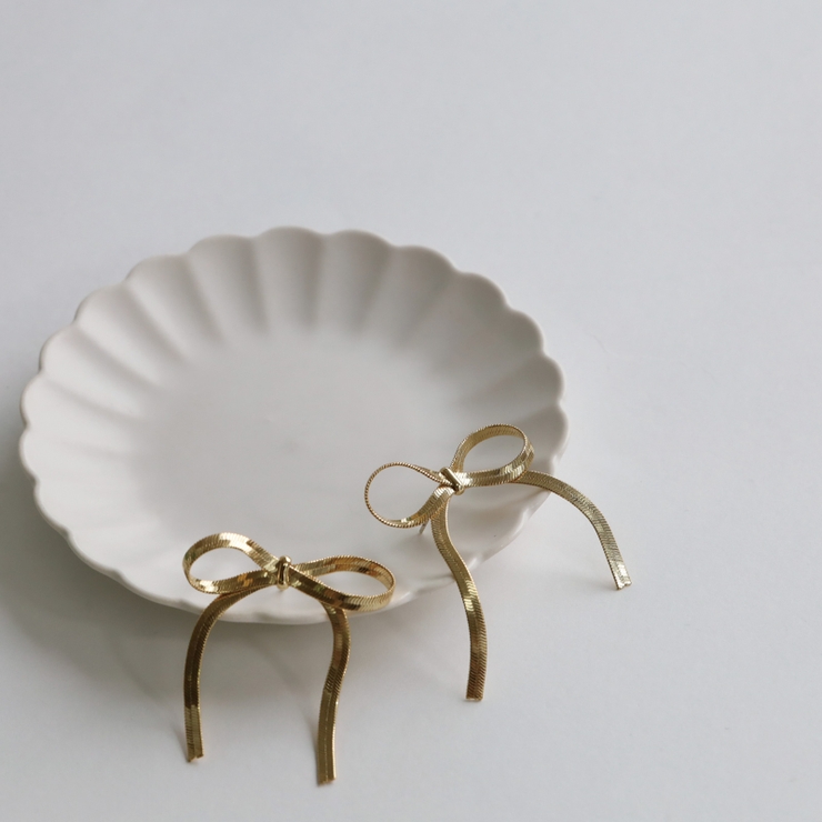 ピアス リボン 韓国 シルバー925 レディース | Noelmarket | 詳細画像7 