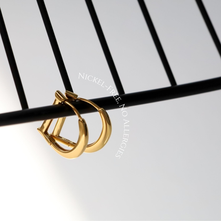 ピアス アレルギー対応 フープピアス つけっぱなし | Noelmarket | 詳細画像2 