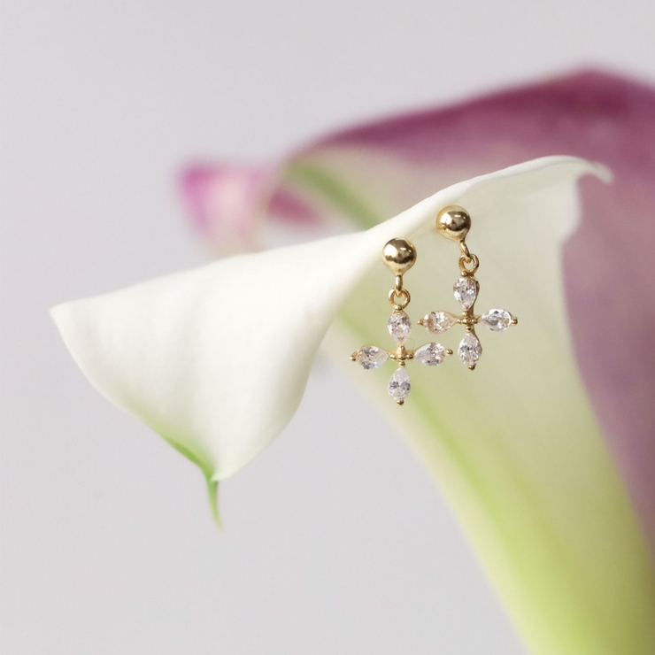 ピアス アレルギー対応 つけっぱなし シルバー925 | Noelmarket | 詳細画像12 