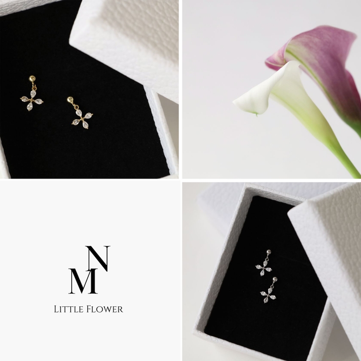 ピアス アレルギー対応 つけっぱなし シルバー925 | Noelmarket | 詳細画像6 