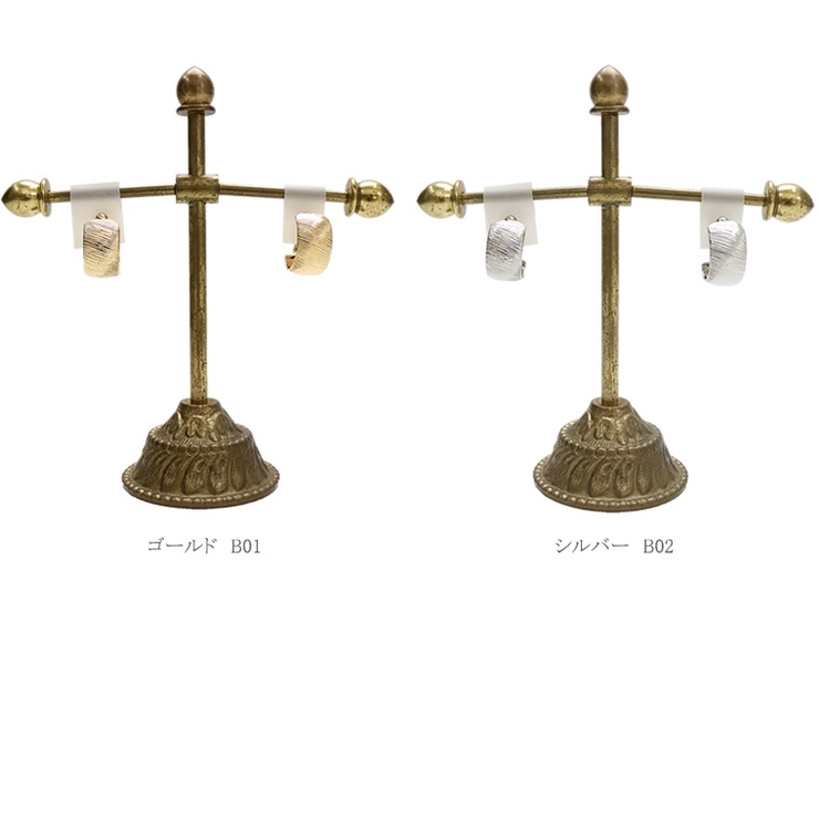 セミサークルモチーフイヤリング | FUNNY COMPANY＋  | 詳細画像8 