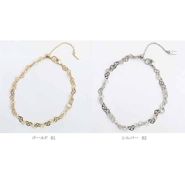 ハートライン2WAYブレスレット[品番：FNYW0003347]｜FUNNY