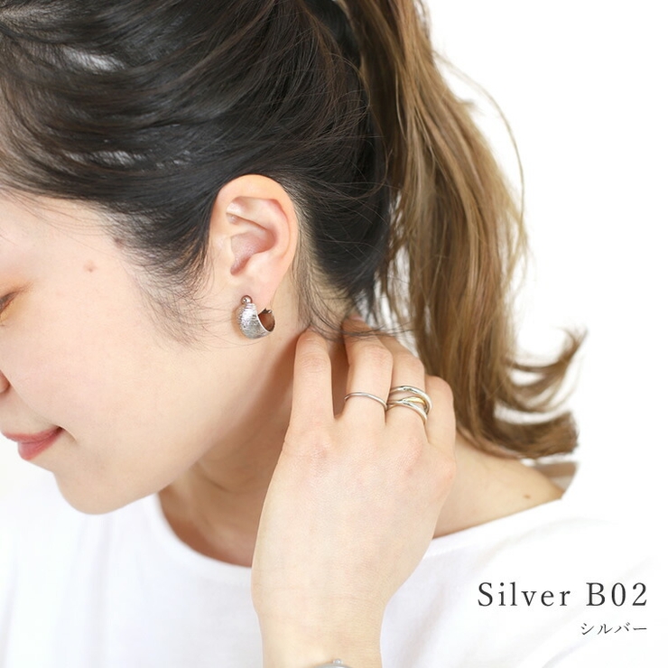 セミサークルモチーフイヤリング | FUNNY COMPANY＋  | 詳細画像10 