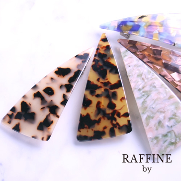 RAFFINE by(ラフィーネバイ)三角バレッタ バレッタ[品番：NWIW0000493