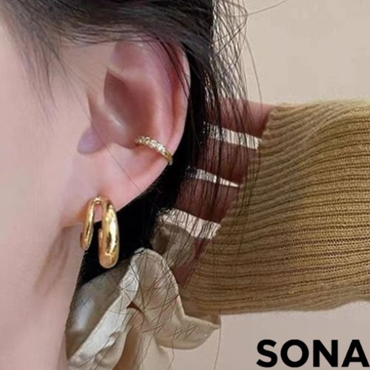 SONA(ソナ)ダブルリングピアス[品番：NWIW0010769]｜3rd Spring