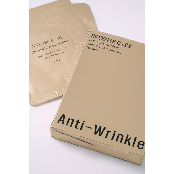 ヘルホップ インテンスケア24Kゴールドスネイルシートマスク(10枚) 韓国コス… | OFF BEAUTY | 詳細画像1 