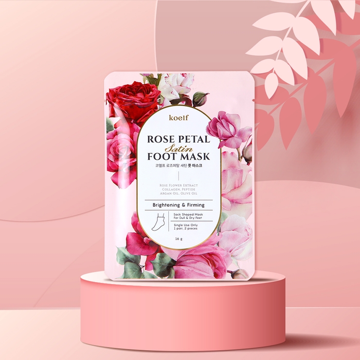 コエルフ ローズペタル サテン フットマスク 韓国コスメ 韓国 | OFF BEAUTY | 詳細画像1 