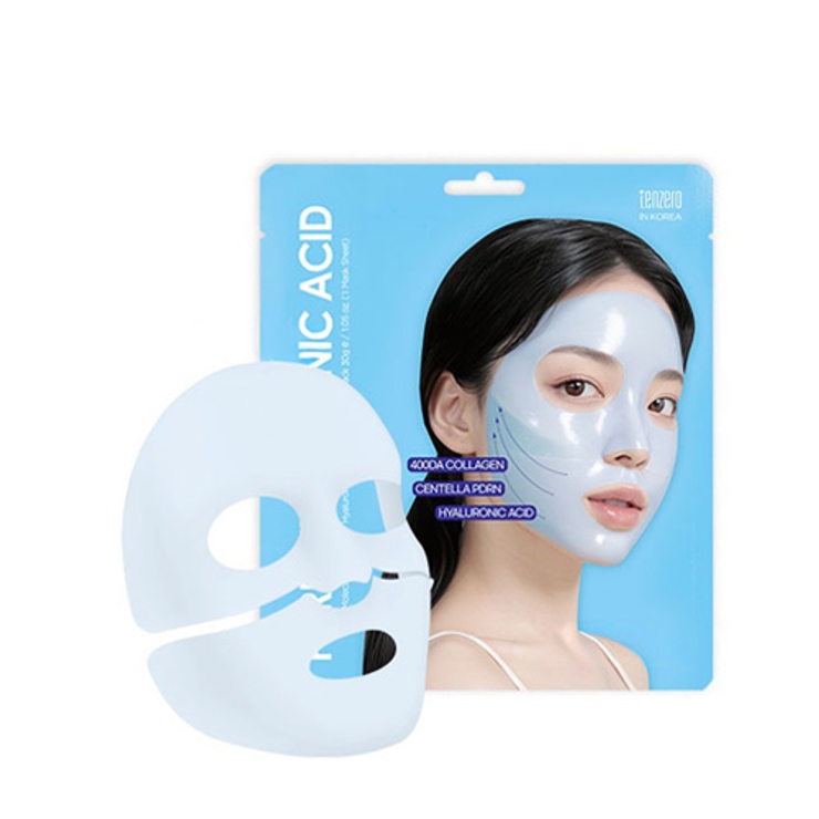 テンゼロ うるおいヒアルロン酸PDRNマスクパック30g×3 韓国コスメ 韓国 | OFF BEAUTY | 詳細画像1 