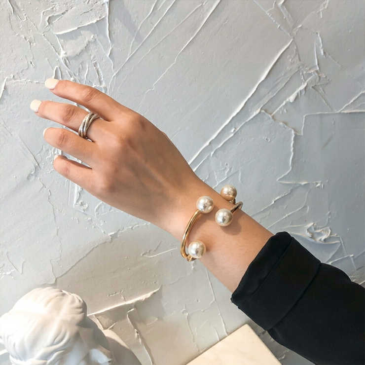 ビッグパールバングル ブレスレット パール | SLENDER | 詳細画像6 