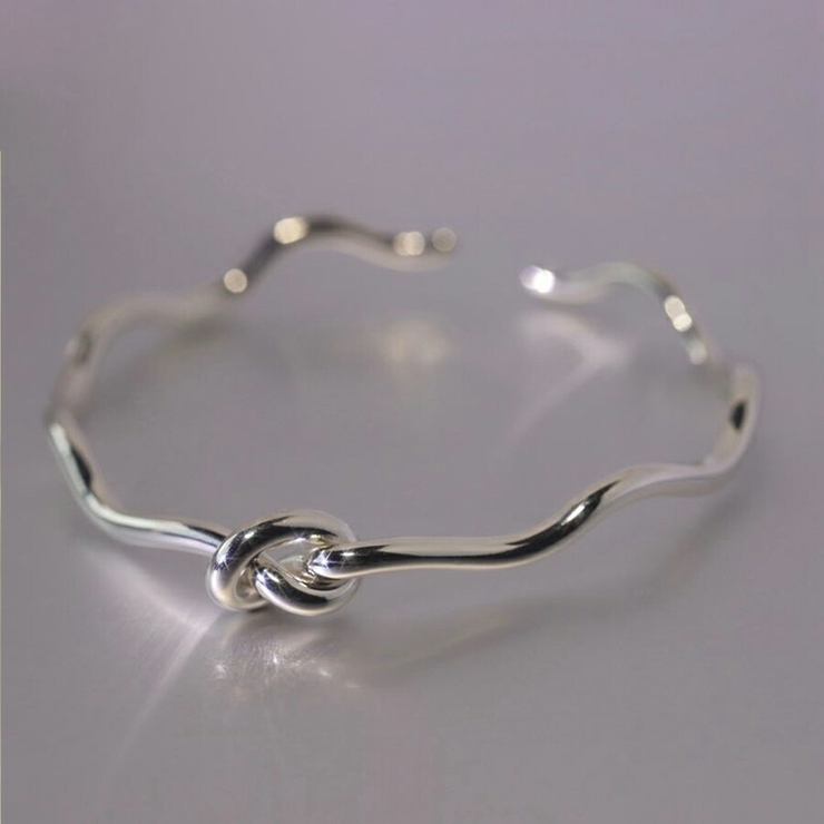 結び目ウェーブバングル レディース メンズ | SLENDER | 詳細画像1 