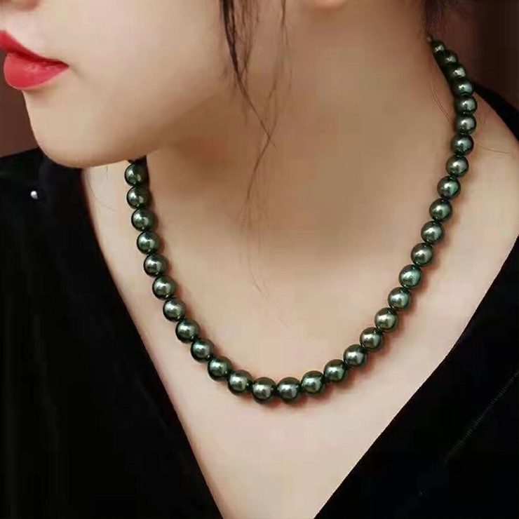 赤字価格】□ショートネックレス□シェルパール約8mm 【30本