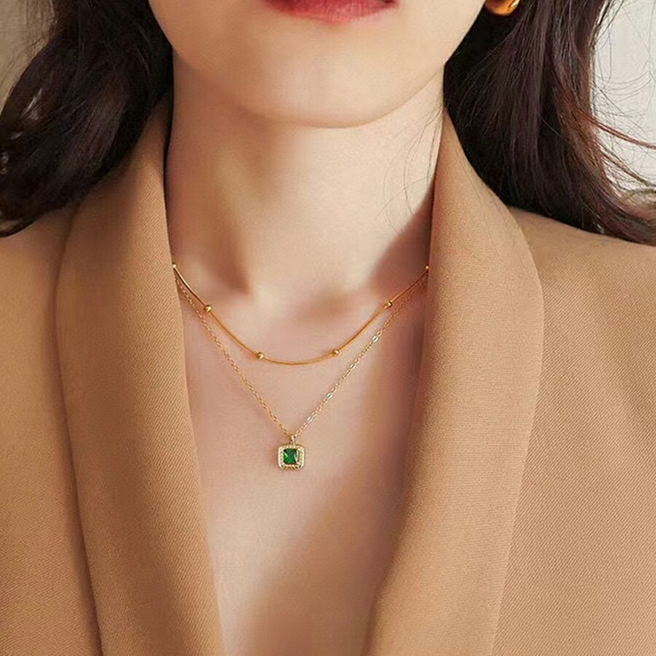 ボールチェーンネックレス レディース おしゃれ | SLENDER | 詳細画像4 