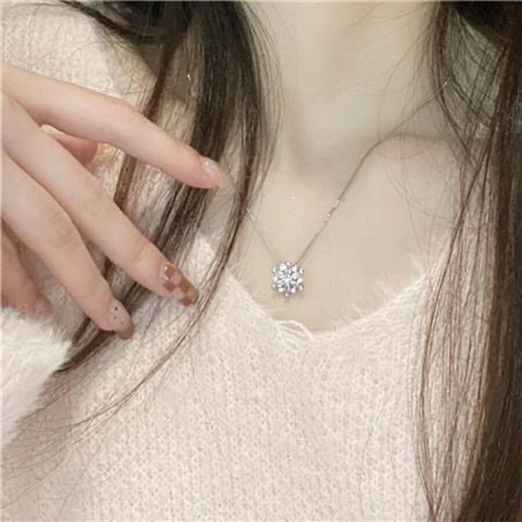 雪の結晶デザインネックレス レディース  おしゃれ[品番：XL000002224]｜SLENDER（スレンダー）のレディースファッション通販｜SHOPLIST（ショップリスト）