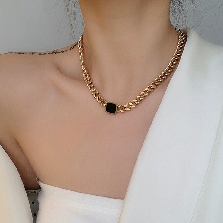 COLLBATH] サメ石のネックレス ペンダント せこい パーソナライズされたネックレス キット シェルネックレス 女性用