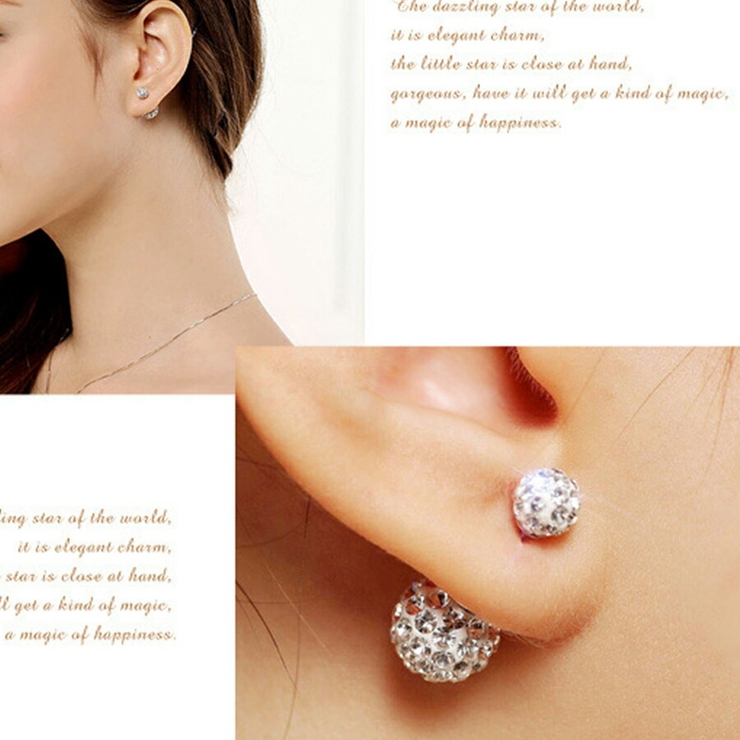 ビジューボールバックキャッチピアス レディース おしゃれ | SLENDER | 詳細画像6 