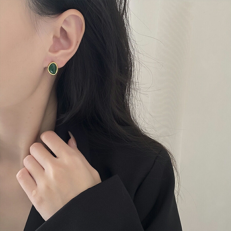 瑪瑙デザインピアス レディース   SLENDER スレンダ  ap032 | SLENDER | 詳細画像6 