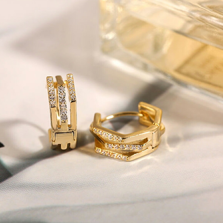 デザインフープピアス レディース   SLENDER スレンダ  ap042 | SLENDER | 詳細画像6 