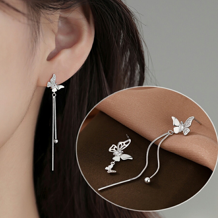 値下げ］ジルコン×クリスタルとラピスラズリのピアス 天然石 k14gf