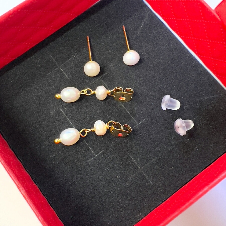 2wayパールピアス  レディース   SLENDER スレンダ  ap124 | SLENDER | 詳細画像1 