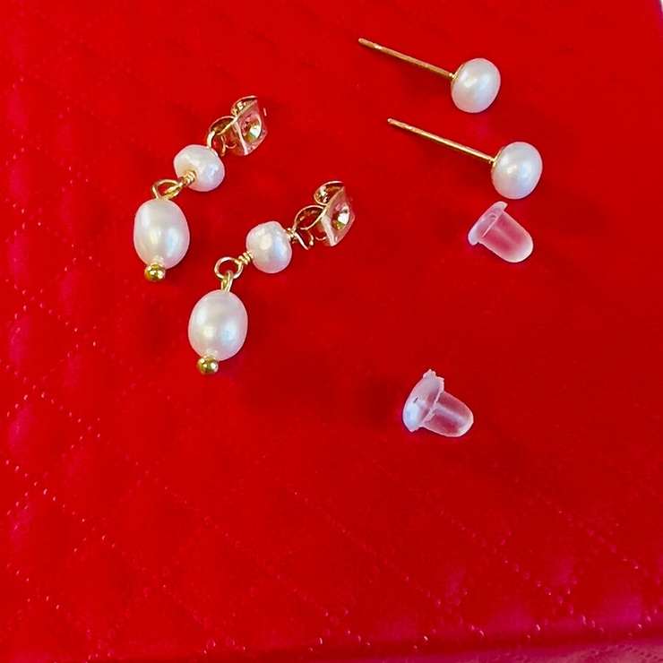 2wayパールピアス  レディース   SLENDER スレンダ  ap124 | SLENDER | 詳細画像2 