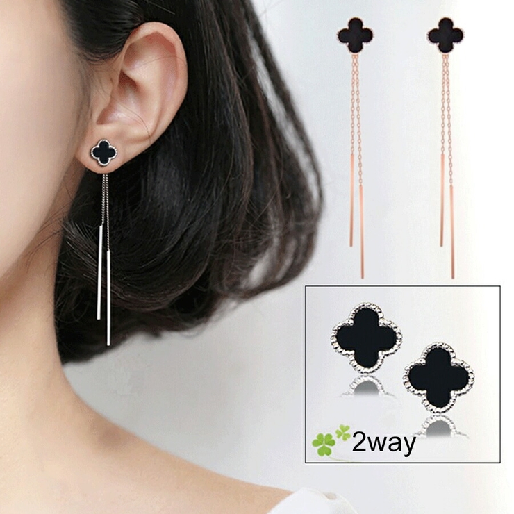 2wayロングチェーンバーピアス パーティー 二次会[品番