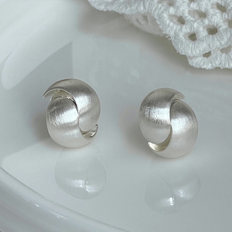 925シルバー クロスデザイン ピアス