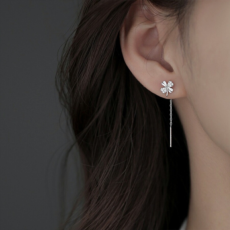 クローバーチェーンピアス アメリカンピアス キャッチレス | SLENDER | 詳細画像5 