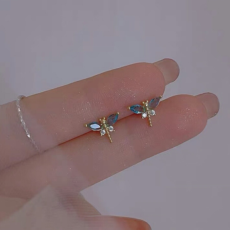 とんぼモチーフピアス ミニ ポストS925 | SLENDER | 詳細画像3 