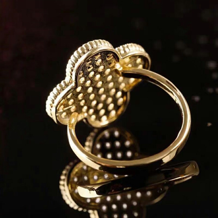 クローバーデザインリング オープンリング レディース | SLENDER | 詳細画像4 